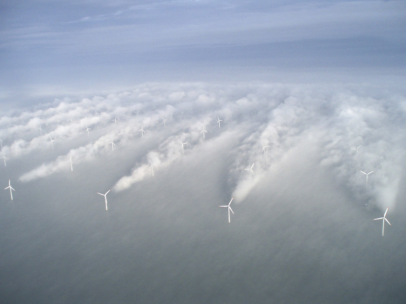 Horns Rev Offshore Wind Farm. Photo credit by Vattenfall is marked with CC BY ND 2.0.