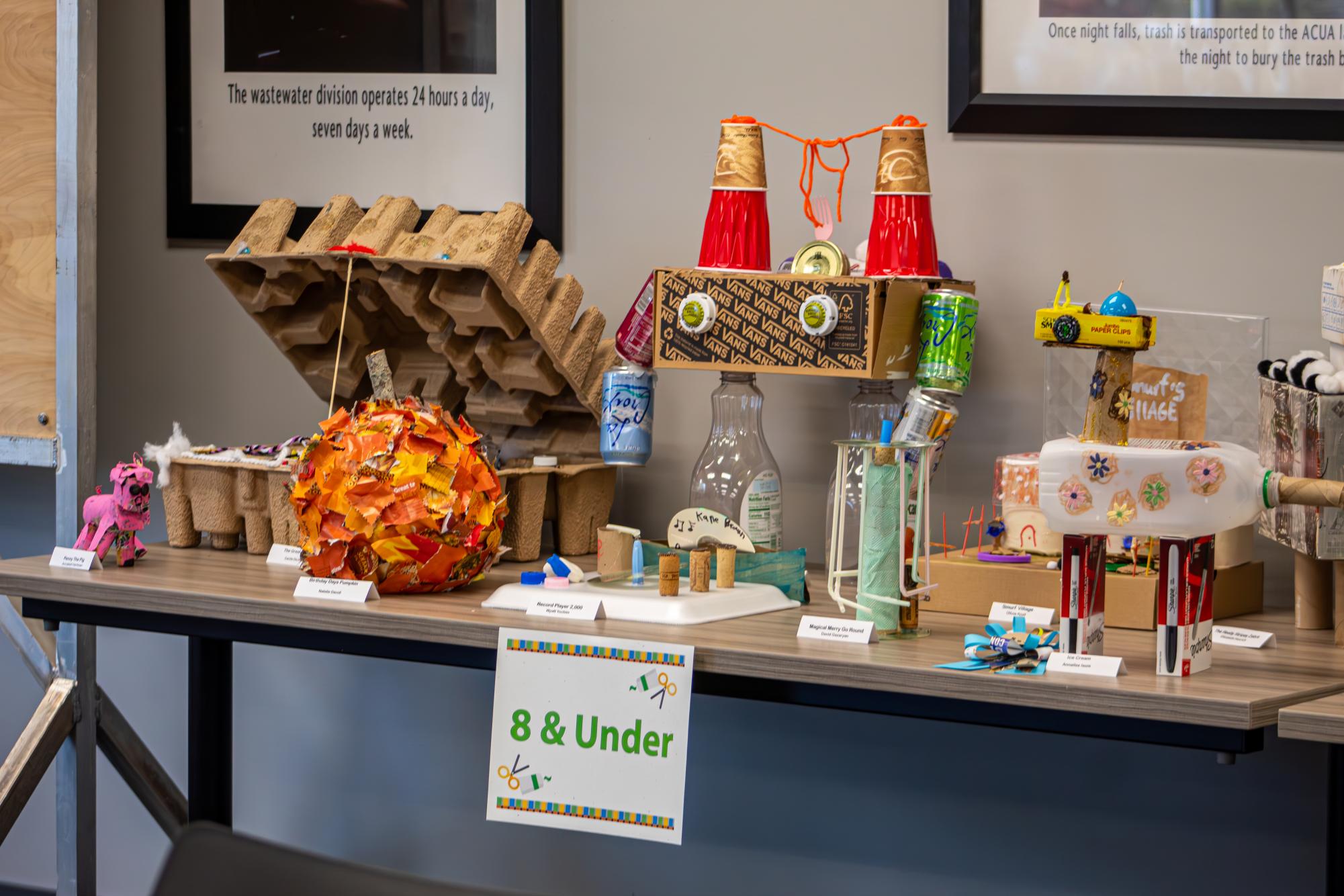 The annual recycled art contest sponsored by Atlantic County Utilities Authority urges a creative rethinking of garbage.