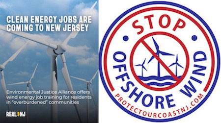 New Jersey residents are seeing a lot of campaigns for and against off shore wind.