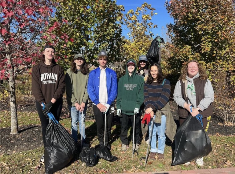 Members of REAL at their recent community clean up event. Photo via @rowanenviro on Instagram.