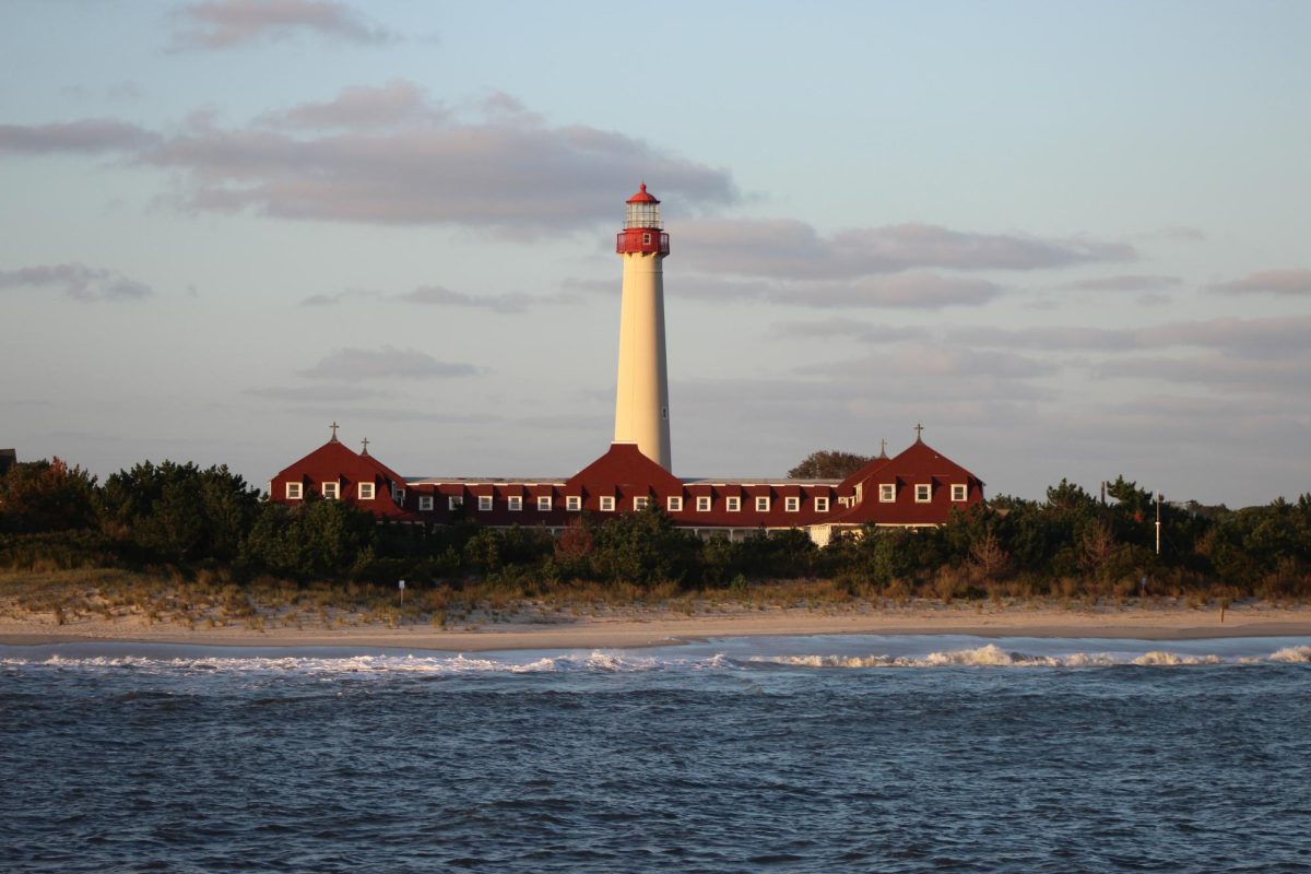 The Cape May Lighthouse overlooking the water. Photo courtesy of Rae Griffiths