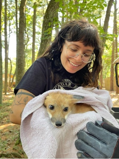 Hundreds of volunteers help to care for animals at the Cedar Run Wildlife Refuge in Medford, NJ. (photo courtesy of the Cedar Run Wildlife Refuge)