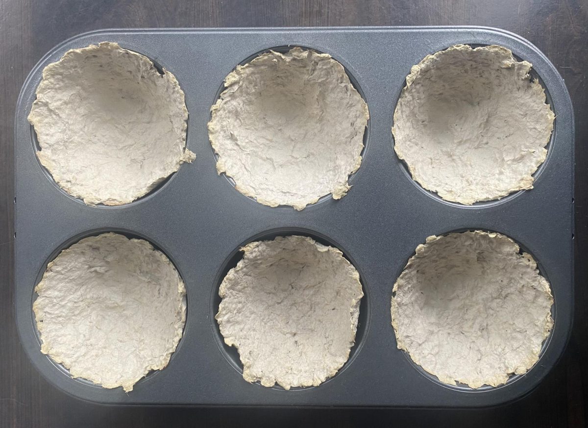 Using recycled paper, these pots provide a biodegradable option for starting seeds and supporting eco-friendly gardening. (Jayna Petrosh)