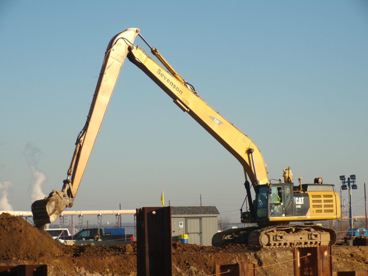 Since excavation work began in 2014, the U.S. Army Corps of Engineers has removed 92,660 cubic yards — about 3,250 garbage trucks’ worth — of material, much of it contaminated with uranium, the key component in the development of an atomic bomb, the Manhattan Project’s core mission. Photo courtesy of U.S. Army Corps of Engineers