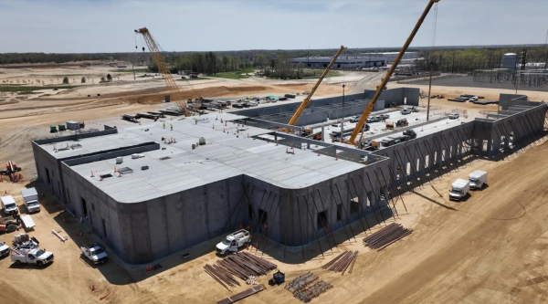 The largest AI data center in New Jersey is under construction in Vineland.